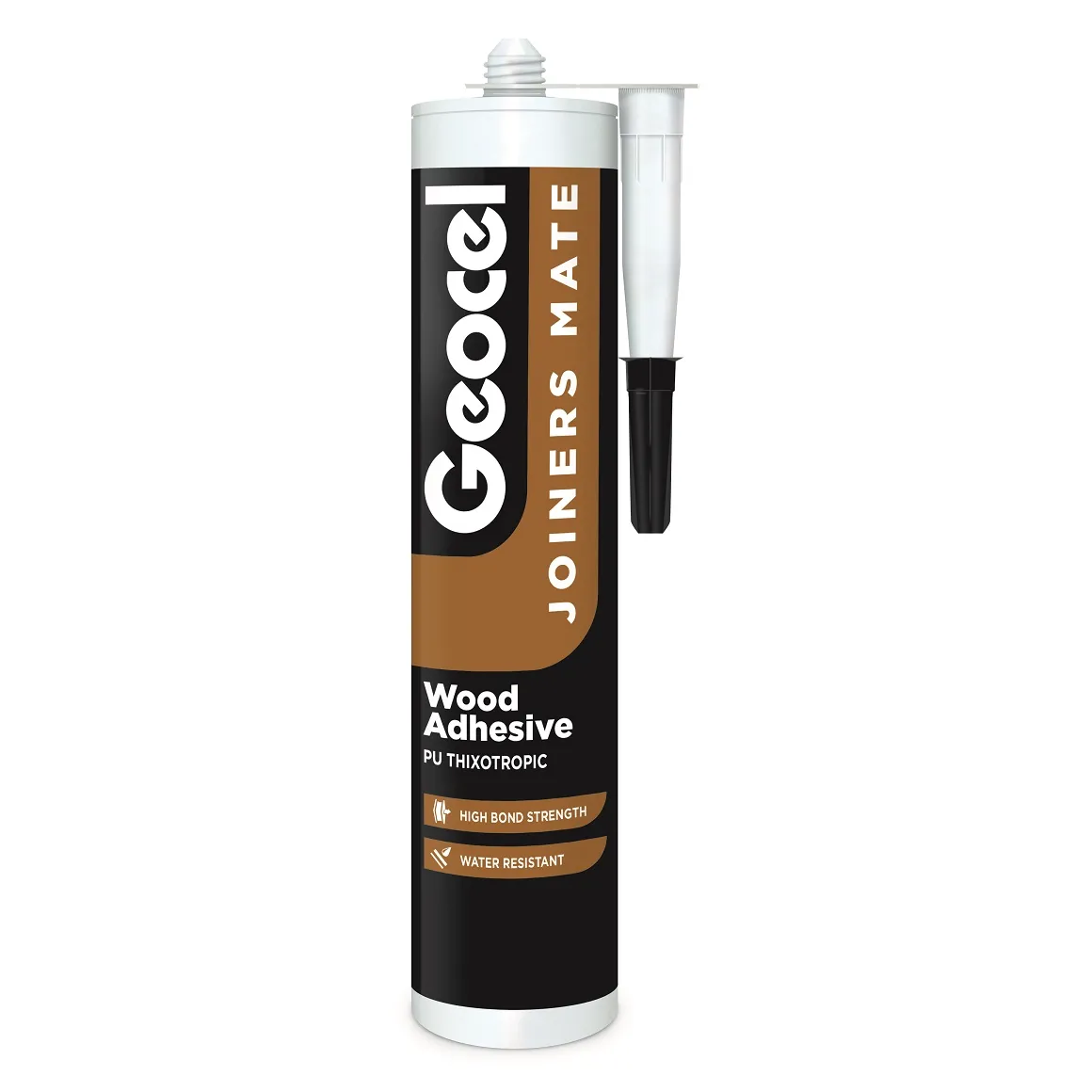 geocel-joiners-mate-wood-adhesive-water-resistant-clear-original.png Geocel Joiners Mate Polyurethane Wood Adhesive – 5 Minute, 310ml, Clear (6001560)