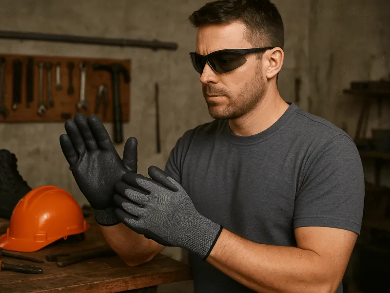 Demonstrating PTI Safety & Workwear – Essential Gear for Protection on Job Sites Safety & Workwear