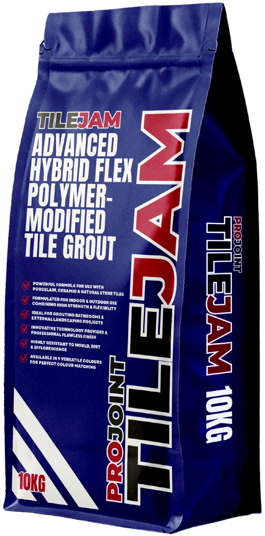 Projoint TILEJAM Hybrid Flex Tile Grout 10KG - Single Product