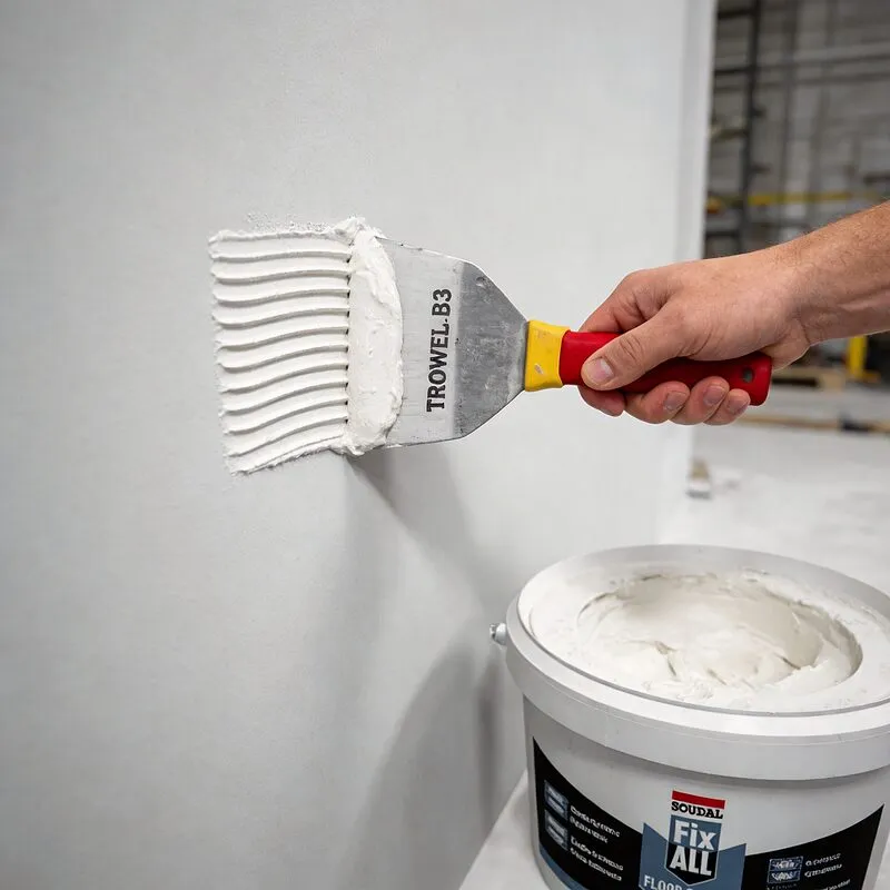 Application Demo | Soudal Fix All SMX Floor & Wall Multi-Purpose Trowel Adhesive Application Demo | Soudal Fix All SMX Floor & Wall Multi-Purpose Trowel Adhesive