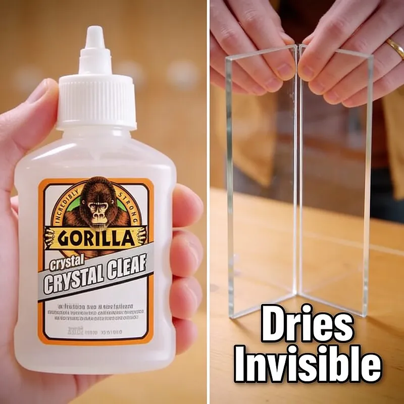 Gorilla Crystal Clear Glue 50ml | Clear Bond for Indoor & Outdoor Use Gorilla Crystal Clear Glue 50ml | Clear Bond for Indoor & Outdoor Use