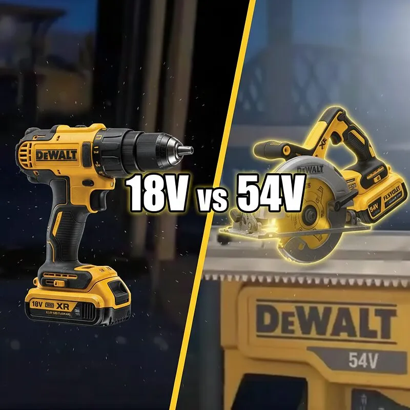 How DeWalt XR FLEXVOLT Works | 18V XR and 54V Battery Switching How DeWalt XR FLEXVOLT Works | 18V XR and 54V Battery Switching