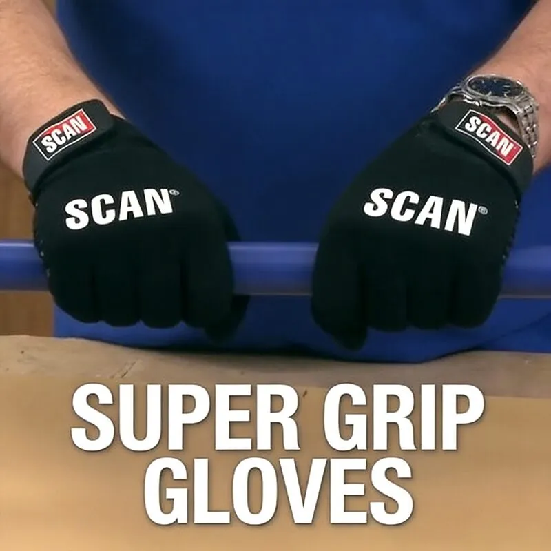Scan Super Grip Work Gloves Demo | Large and Extra Large Sizes Scan Super Grip Work Gloves Demo | Large and Extra Large Sizes