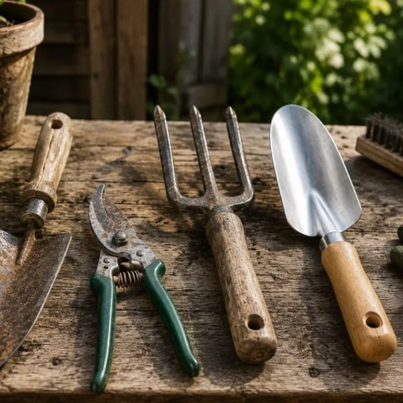 Garden Tool Cleaning Maintenance Featured Image