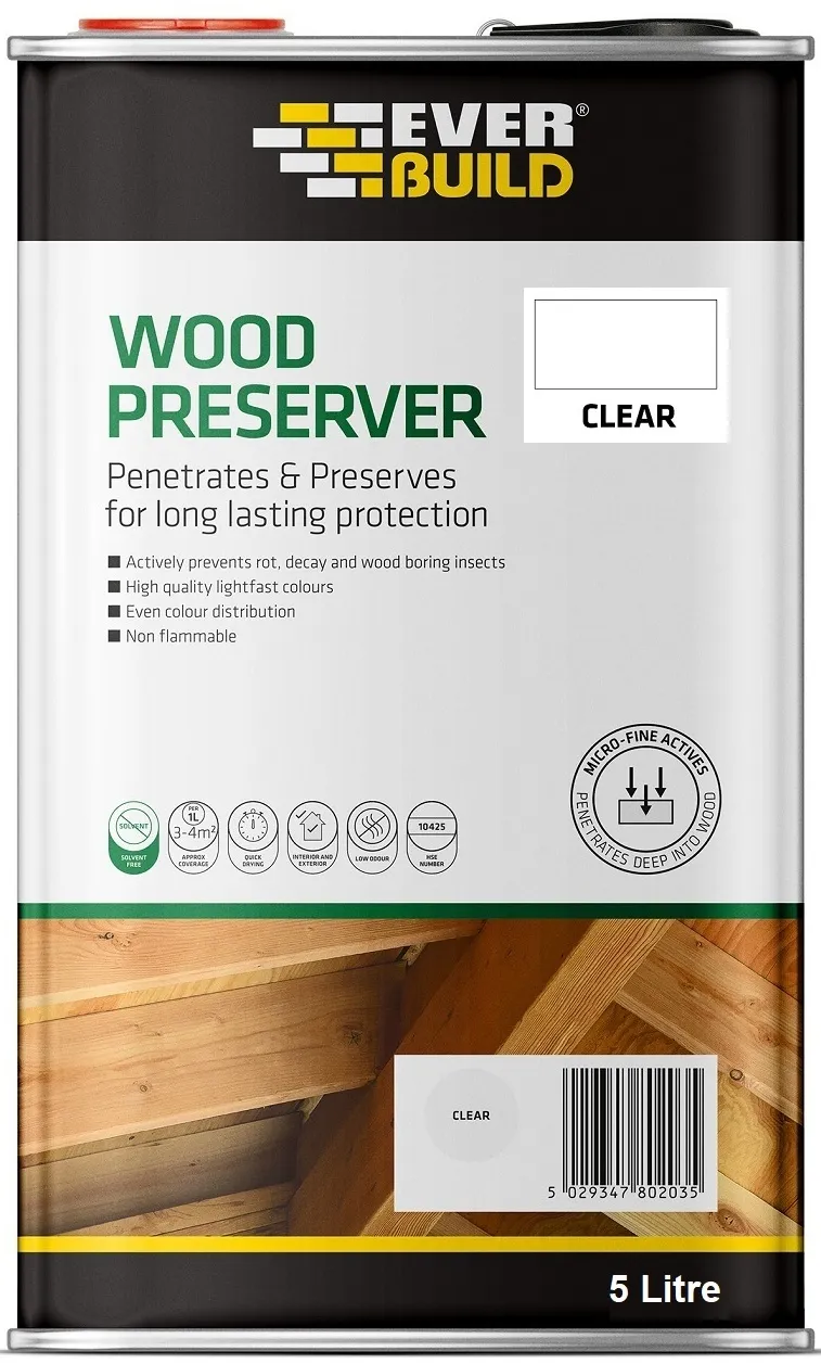 everbuild-lumberjack-wood-preserver-clear-5-litre-482977 Everbuild Lumberjack Wood Preserver 5 Litre – Clear (LJCR05)
