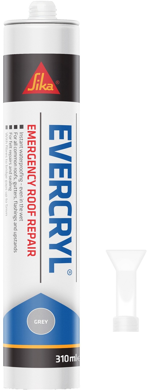 Sika Evercryl Emergency Roof Repair 310ml Grey Cartridge