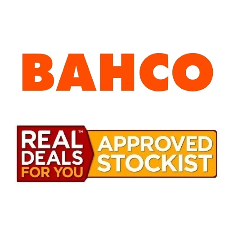 Bahco logo above a Real Deals For You Approved Stockist badge.