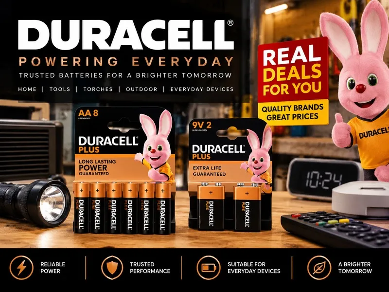 Duracell Real Deals For You Duracell Real Deals For You