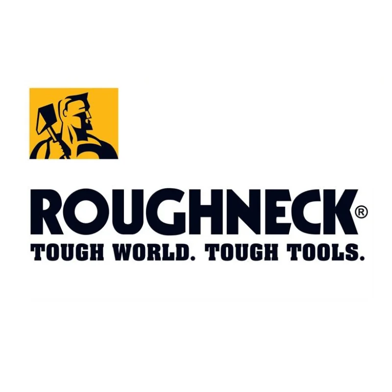 Roughneck gorilla logo above the words Tough World. Tough Tools.