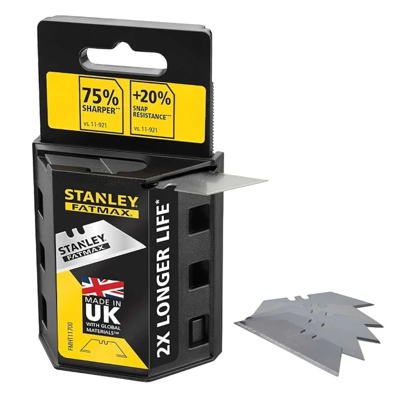 Stanley FatMax Blade Dispenser and Blades Stanley FatMax 11-700 Utility Knife Blades – 100 Pack (Dispenser) (XMS26BLADES)