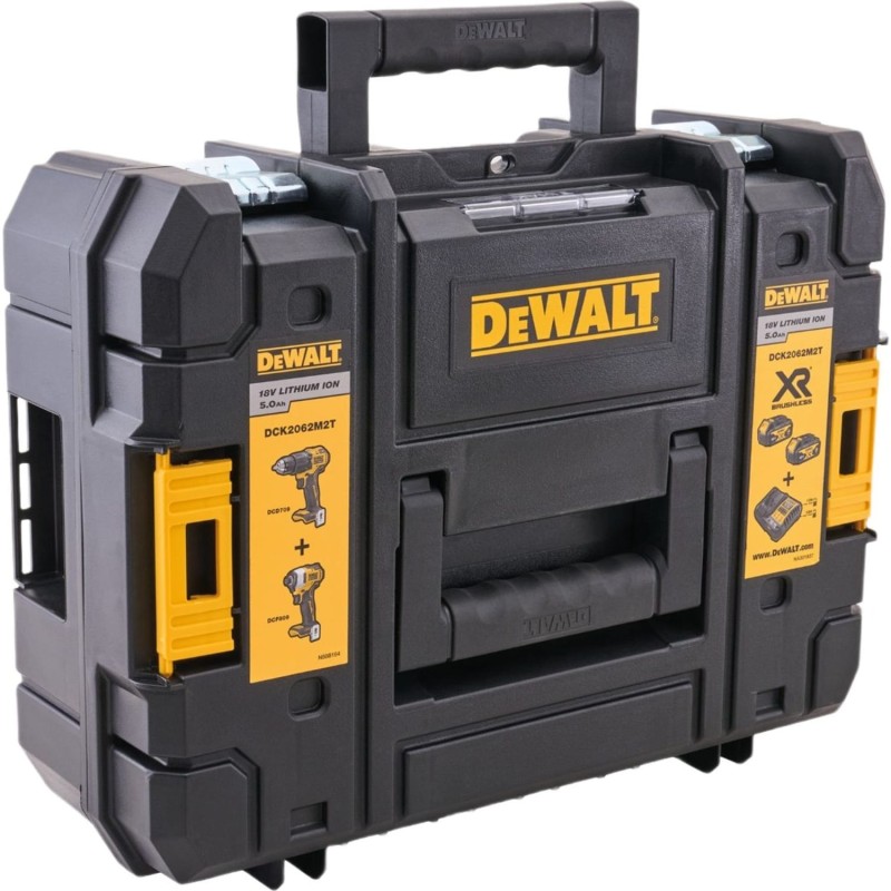 DeWalt TSTAK carrying case for the XR cordless drill and impact driver kit