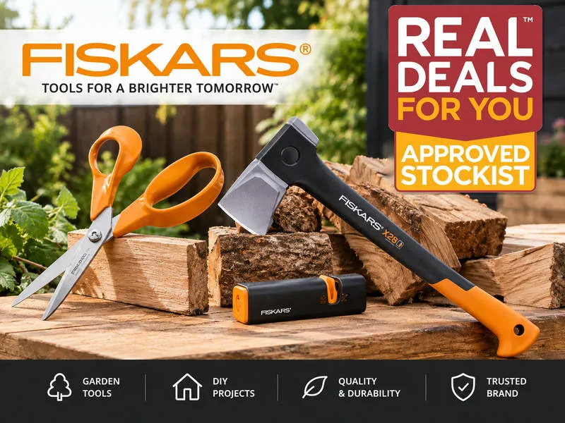 Fiskars Classic Scissors & X28 Splitting Axe – Real Deals For You Fiskars Real Deals For You