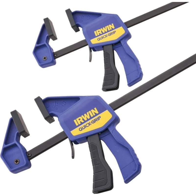Irwin Quick Change – 300mm Clamp Twin Pack IRWIN 300mm One-Handed Quick Change Clamp & Spreader Twin Pack XMS26CLAMP