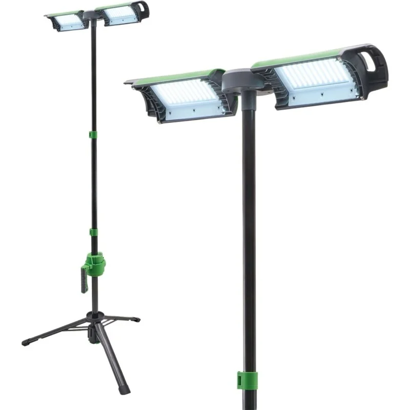 Lighthouse 10,000 Lumen Rechargeable Tripod Site Light with Twin LED Heads XMS26SITEL