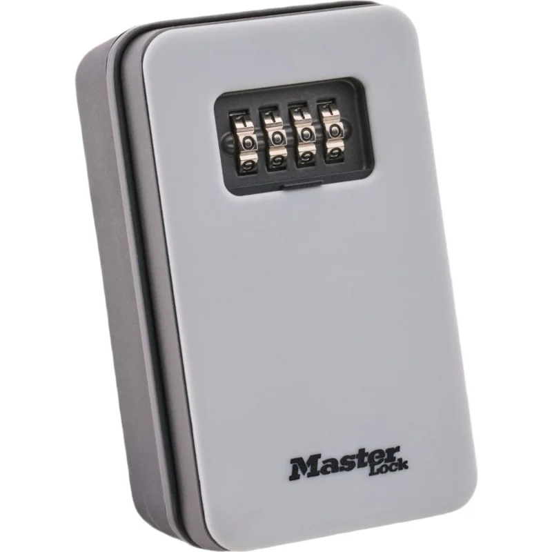 Master Lock Wall-Mounted 4-Digit Combination Key Safe with Shutter Door XMS26KEYSAFE