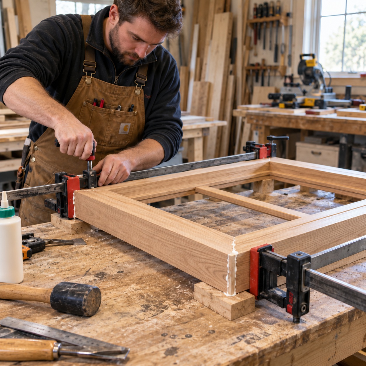 sika-sikabond-pva-wood-adhesive-plus-wood-adhesive-assembling a frame