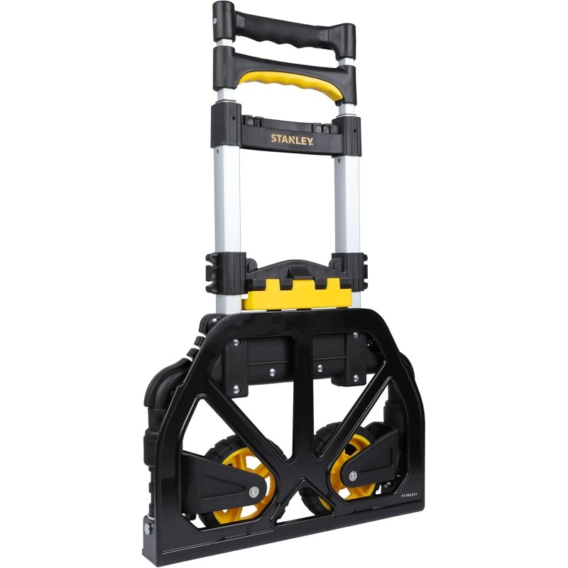 Stanley FT509 hand truck folded with its wheel assembly visible
